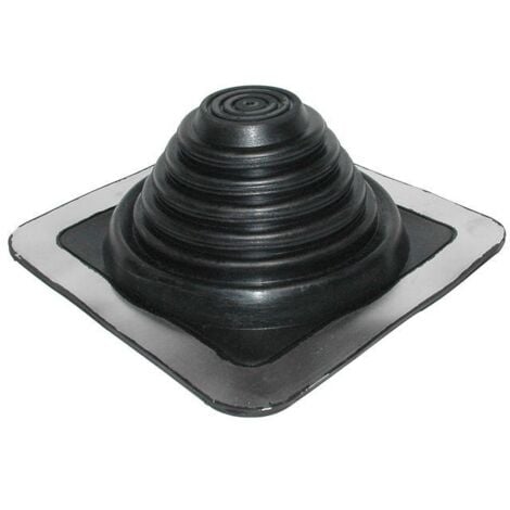 Pipeco N°8 Salida de techo ETANCO alta temperatura 225°C - Negro - Ø175 a 285 - 188081