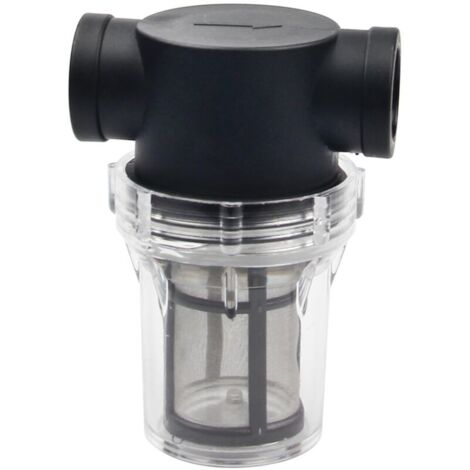 Pipeline Filtre de pompe à eau 1" avec tamis en acier inoxydable 100 mailles, filtre en maille en ligne pour arrosage du jardin