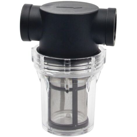 Pipeline Filtre de pompe à eau 1" avec tamis en acier inoxydable 100 mailles, filtre en maille en ligne pour arrosage du jardin