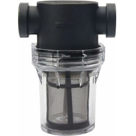Pipeline Filtre pour pompe à eau 1/2" avec tamis en acier inoxydable 100 mailles, filtre en maille en ligne pour arrosage du jardin