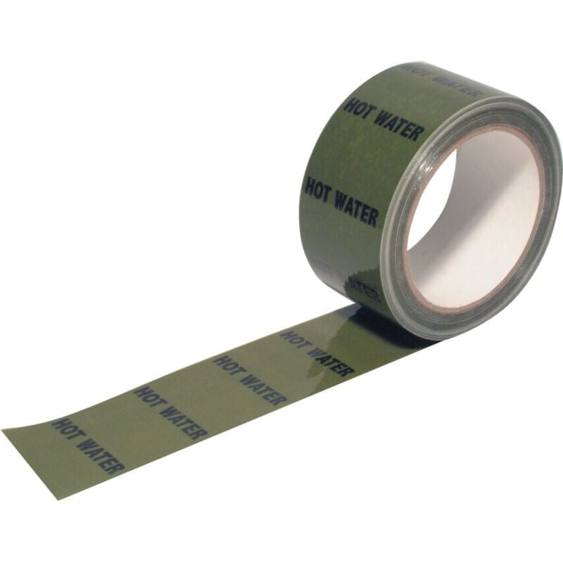 Avon - 50mm x 33m Hot Water Pipeline Identification Tape