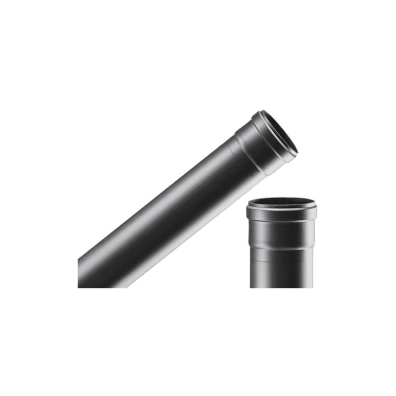 Tube pour poêle à granules professionnel noir 10X50