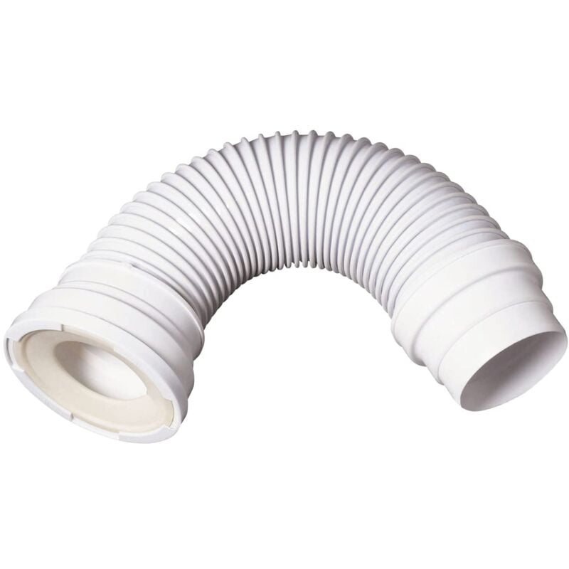 Pipe wc Souple Jardibric 93/100 – Longueur 240 à 380 mm – Emboîture Ø80/105 – Pour Connexions wc dans Petits Espaces
