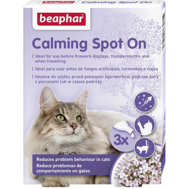 

Pipetas calmantes gatos 3uds - Beaphar