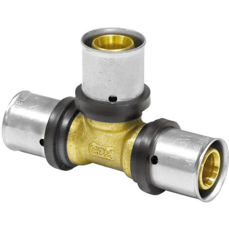 Pipetec Pressfitting Mehrschichtverbundrohr TH U T-Stück 16 / 20
