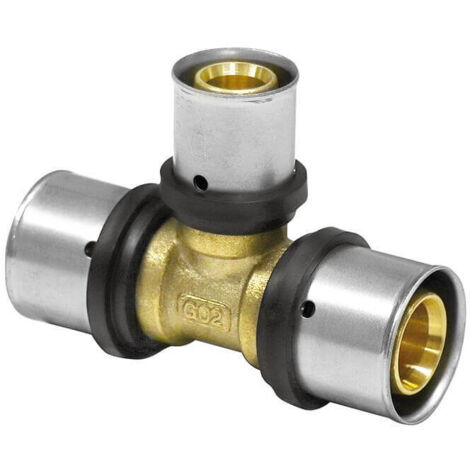 Pipetec Pressfitting Mehrschichtverbundrohr TH U T-Stück Mitte
