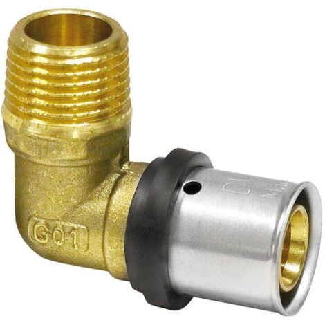 Pipetec Pressfitting Mehrschichtverbundrohr TH U Übergangswinkel