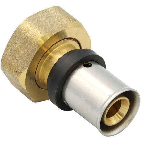 Pipetec Pressfitting Übergang 16x2 mm 3/4 Zoll IG Eurokonus TH Kontur