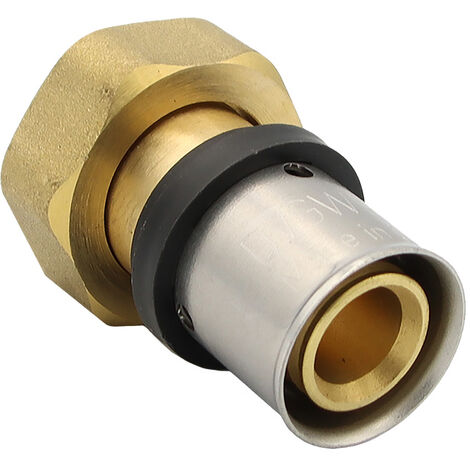 Pipetec Pressfitting Übergang 20x2 mm 3/4 Zoll IG Eurokonus TH Kontur