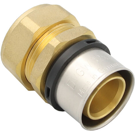 Pipetec Pressfitting Übergang Verbundrohr 32x3 auf 28mm Kupferrohr TH