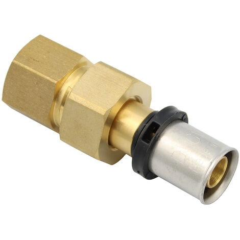Pipetec Pressfitting Verschraubung 16x2 mm 1/2 Zoll IG TH Kontur