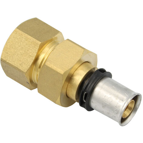 Pipetec Pressfitting Verschraubung 16x2 mm 3/4 Zoll IG TH Kontur