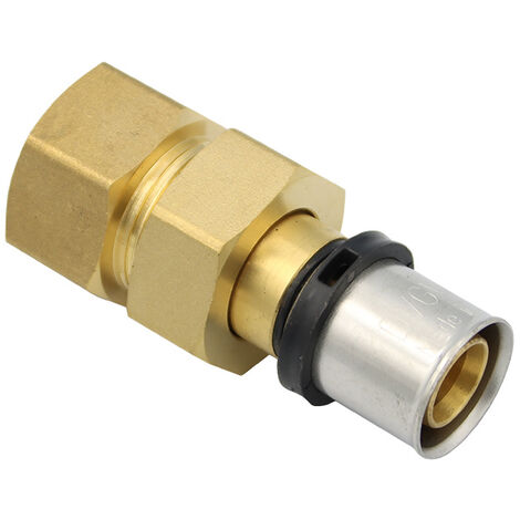 Pipetec Pressfitting Verschraubung 20x2 mm 3/4 Zoll IG TH Kontur