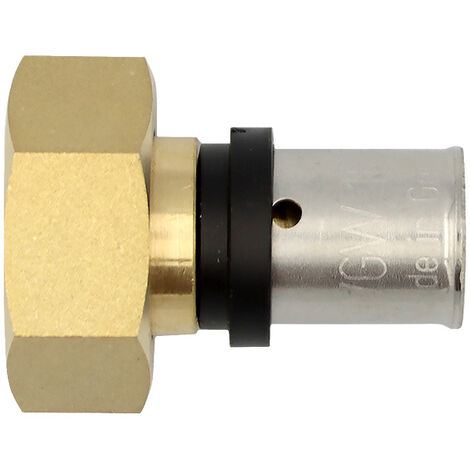 Pipetec Pressfitting Verschraubung Übergang 16x2 mm 3/4 Zoll IG TH