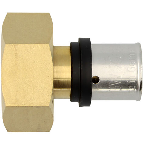 Pipetec Pressfitting Verschraubung Übergang 20x2 mm 1 Zoll IG TH
