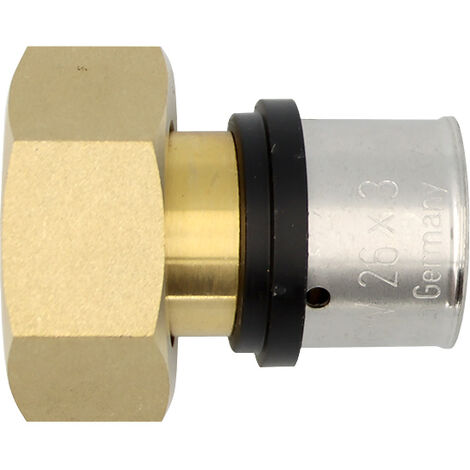  Pipetec Pressfitting Verschraubung Übergang 26x3 mm 1 Zoll IG TH