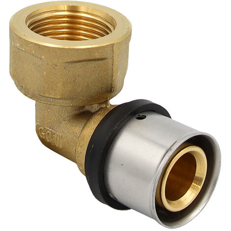 Pipetec Pressfitting Winkel Übergang 26x3 mm 3/4 Zoll AG TH Kontur