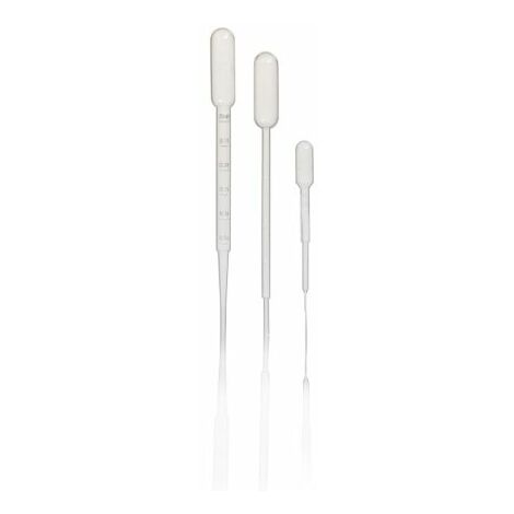 Pipette, 5ml, , graduée, en Polyéthylène basse densité ( Prix pour Boîte de 3000 )