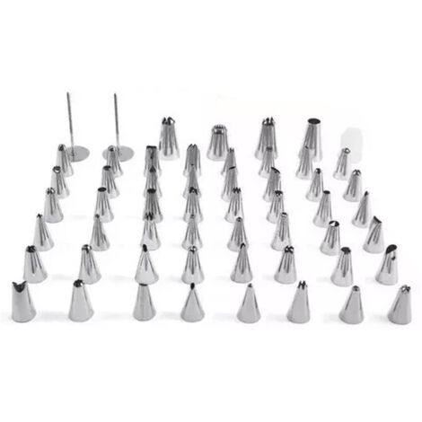 Piping Tips Stainless Steel Toxic Free Rust Proof Cake Decorating Nozzles for Home Baking