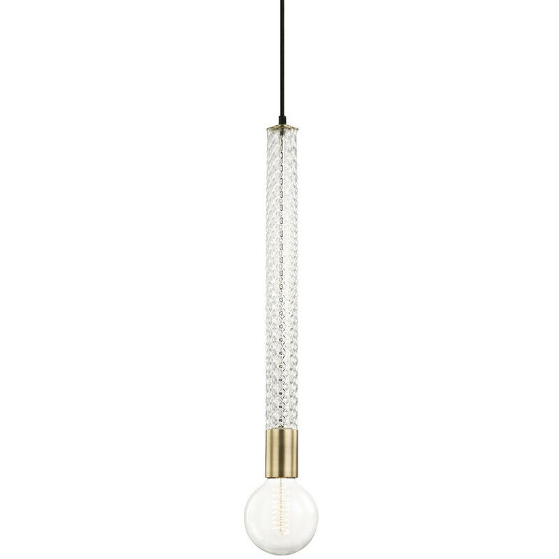 Image of Hudson Valley Lighting - Pippin 1 lampada a sospensione in ottone