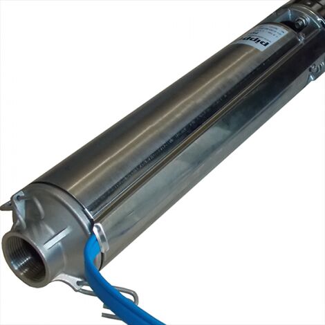 Pompa per pozzo Acciaio INOX Irrigazione 0,75Hp sommersa con motore  integrato Cavo 20m 4BLOCKm4/6 220V Pedrollo