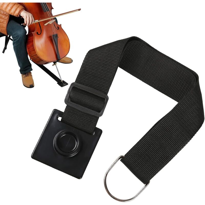 Largeight - Pique Ancre pour Violoncelle, Violoncelle Pique Ancre, Sangle de Violoncelle, Violoncelle Pique Bouchon avec Éponge Antidérapante