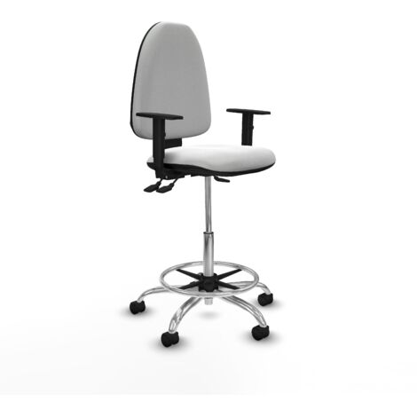 Piqueras y Crespo B1D05RN Chaise de Bureau Blanc Ergonomique