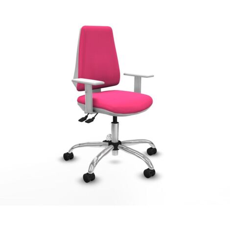 Piqueras y Crespo B5B056N Chaise de bureau rose ergonomique