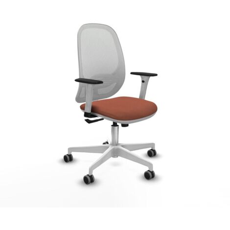 piqueras-y-crespo Cilanco Chaise de Bureau Blanc Marron