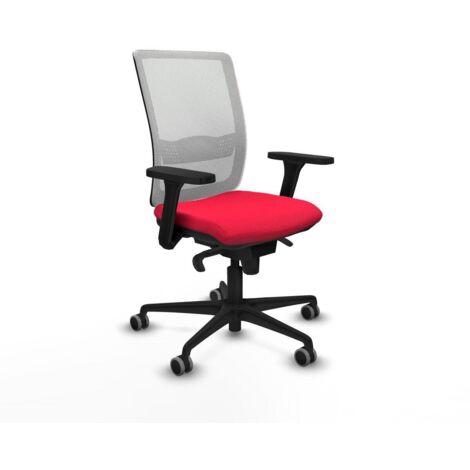 Piqueras y Crespo Haches Silla de oficina roja ergonómica
