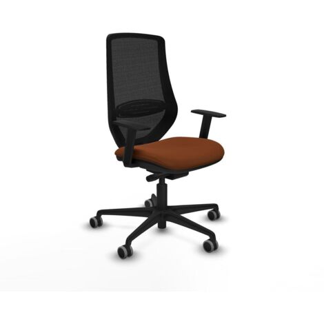 Piqueras y Crespo Mardos Chaise de Bureau Marron Noir