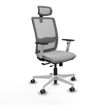 Piqueras y Crespo Silla de Oficina Gris Claro