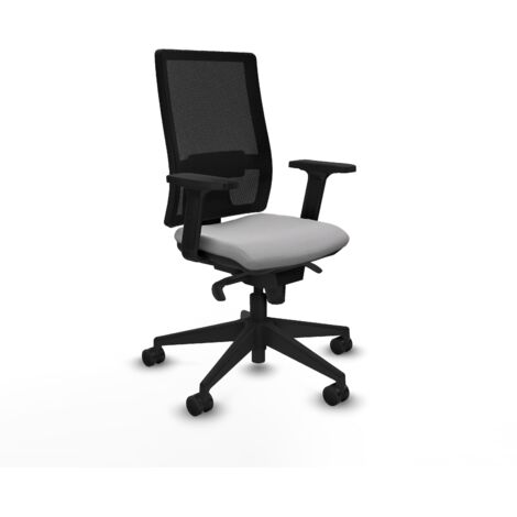 Piqueras y Crespo Silla de Oficina Gris Claro Confort