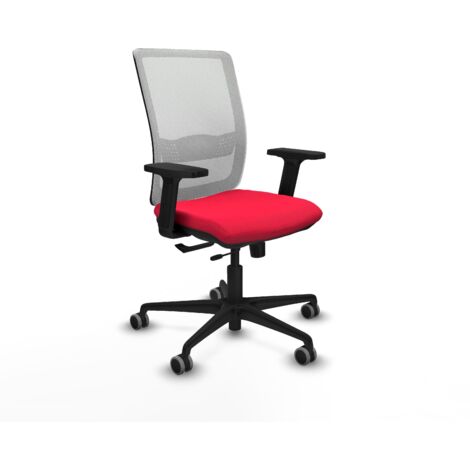 Piqueras y Crespo Silla de Oficina Haches Traslack Roja