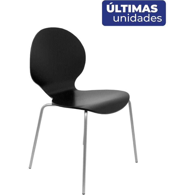 

Pack 4 sillas Peñas madera negro