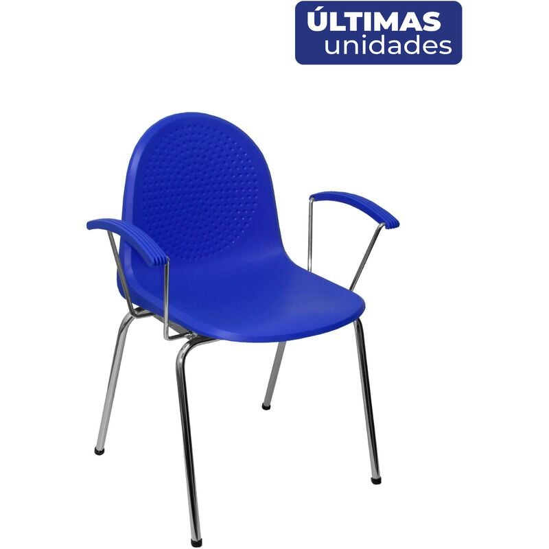 

Pack 4 sillas Ves plástico azul
