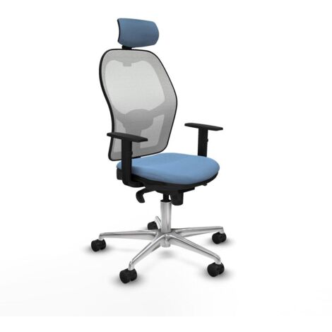 Piqueras y Crespo Silla Jorquera azul cielo ergonómica
