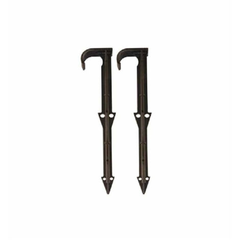 Piquet crampon pour tuyau goutte à goutte 16mm - 6 pièces - RAIN