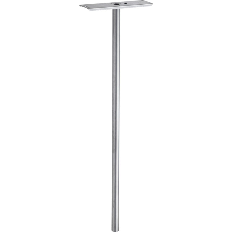 Piquet boites aux lettres galvanisé, hauteur 110 cm, diamètre 4,5 cm