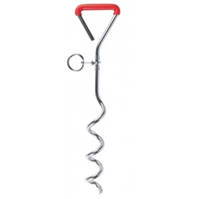 TRIXIE Pioche Crochet au Sol, Zingu&eacute;e, 40Cm,&oslash; 9Mm 40 cm 