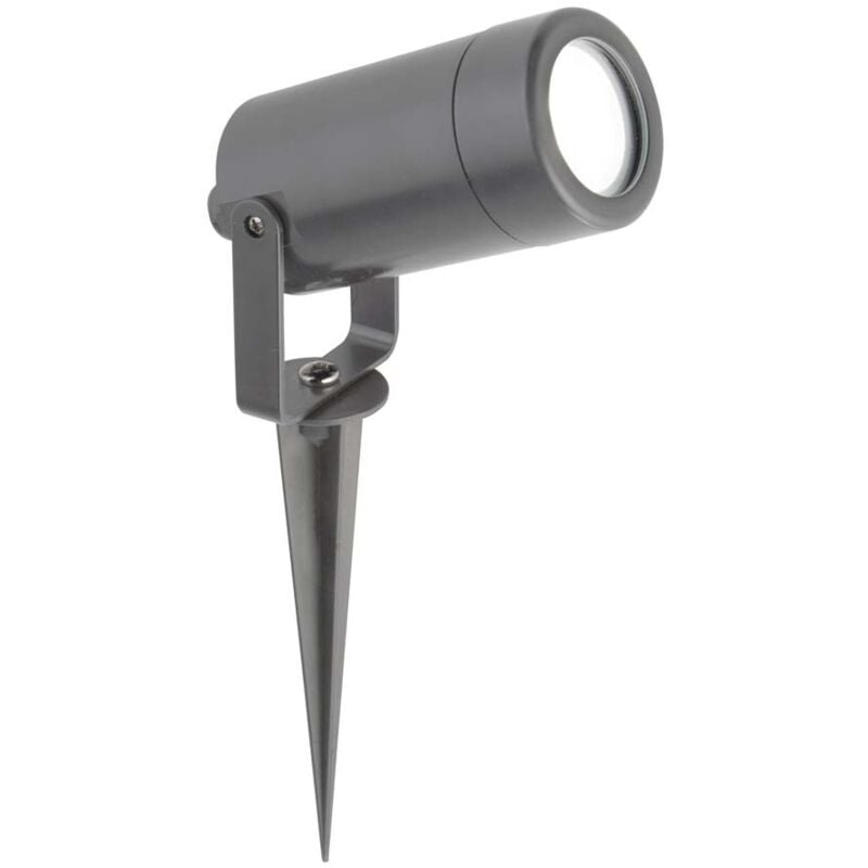Searchlight - Außenleuchte Steckleuchte Spotstrahler Spot schwenkbar Grau GU10 Gartenleuchte