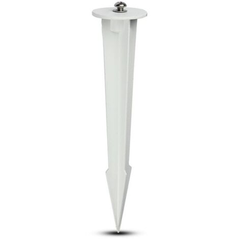 Piquet pour Projecteur LED extérieur D:60mm x H:265mm Blanc V-TAC VT-855