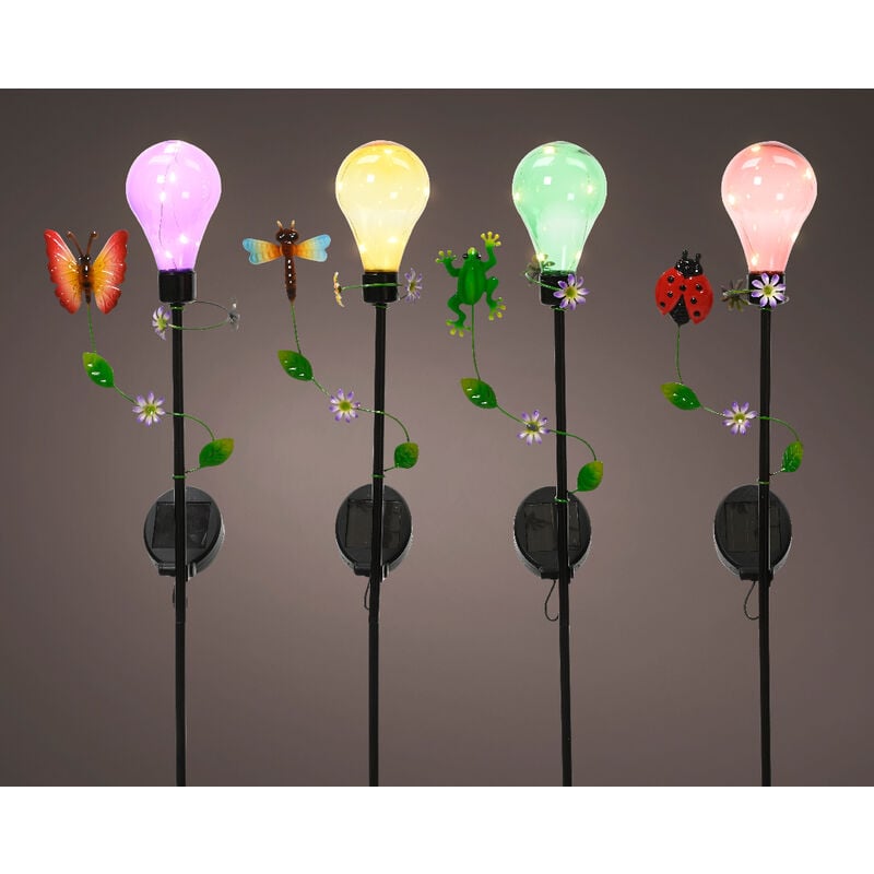 Piquet solaire fixe en plastique léger