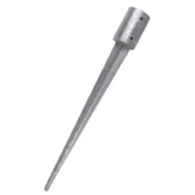

Piqueta de acero galvanizado Gris - Redondas