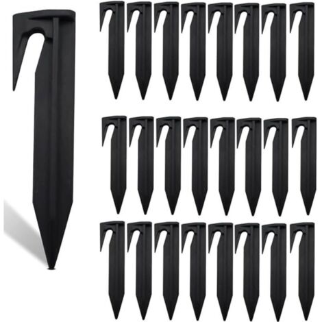 Piquets De Fixation Pour Cbles Périphériques Piquets de Terre câble de Délimitation robot de Tonte 100 pcs Piquet fil Robot Tondeuse pour Jardin Robot de Gazon Clous de Terre pour Montage Rapide