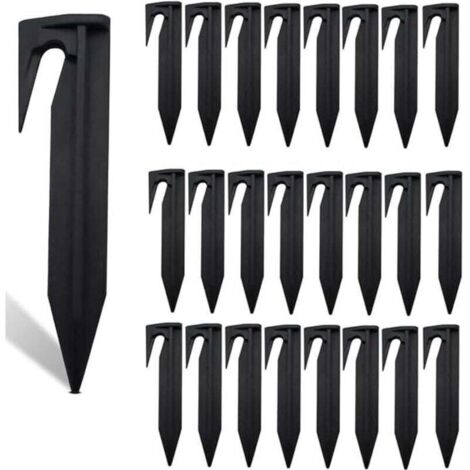 Piquets De Fixation Pour Cbles Périphériques Piquets de Terre câble de Délimitation robot de Tonte 100 pcs Piquet fil Robot Tondeuse pour Jardin Robot de Gazon Clous de Terre pour Montage Rapide