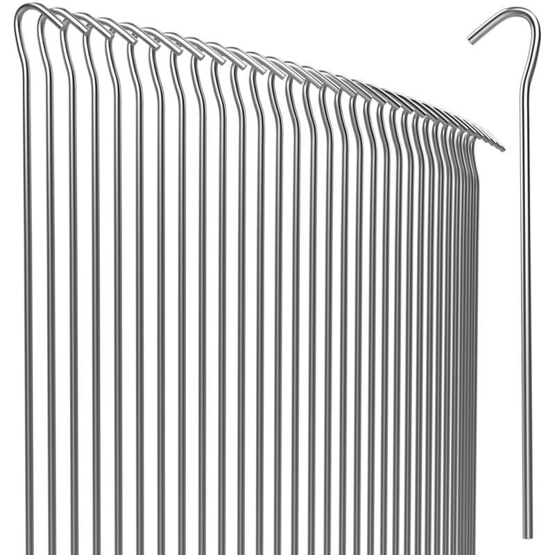 Piquets de fixation tente - Lot au choix 50/100/150/200 - Acier Ø3,5mm - Sardine Piquet Terre Tente Jardin Set de 100