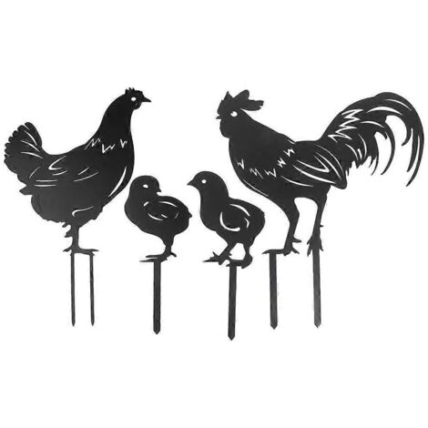 Piquets décoratifs animaux pour jardin, cour, pelouse et terrasse.
