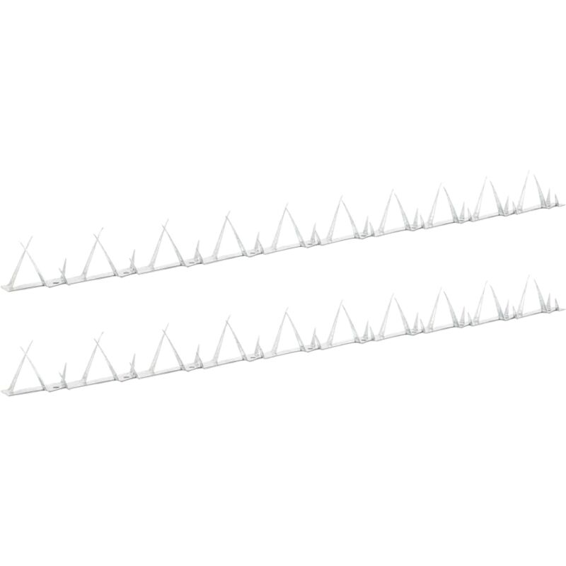 Vidaxl - Piquets muraux 2 pcs Acier 1 m