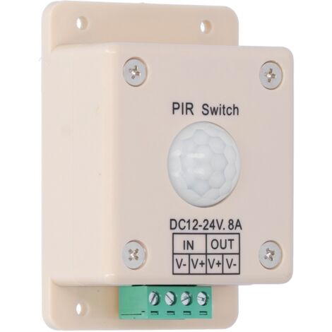 PIR-Infrarot-Bewegungsmelder für automatische LED-Beleuchtung 12-24V